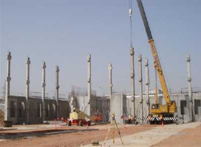 Precast Building Installation